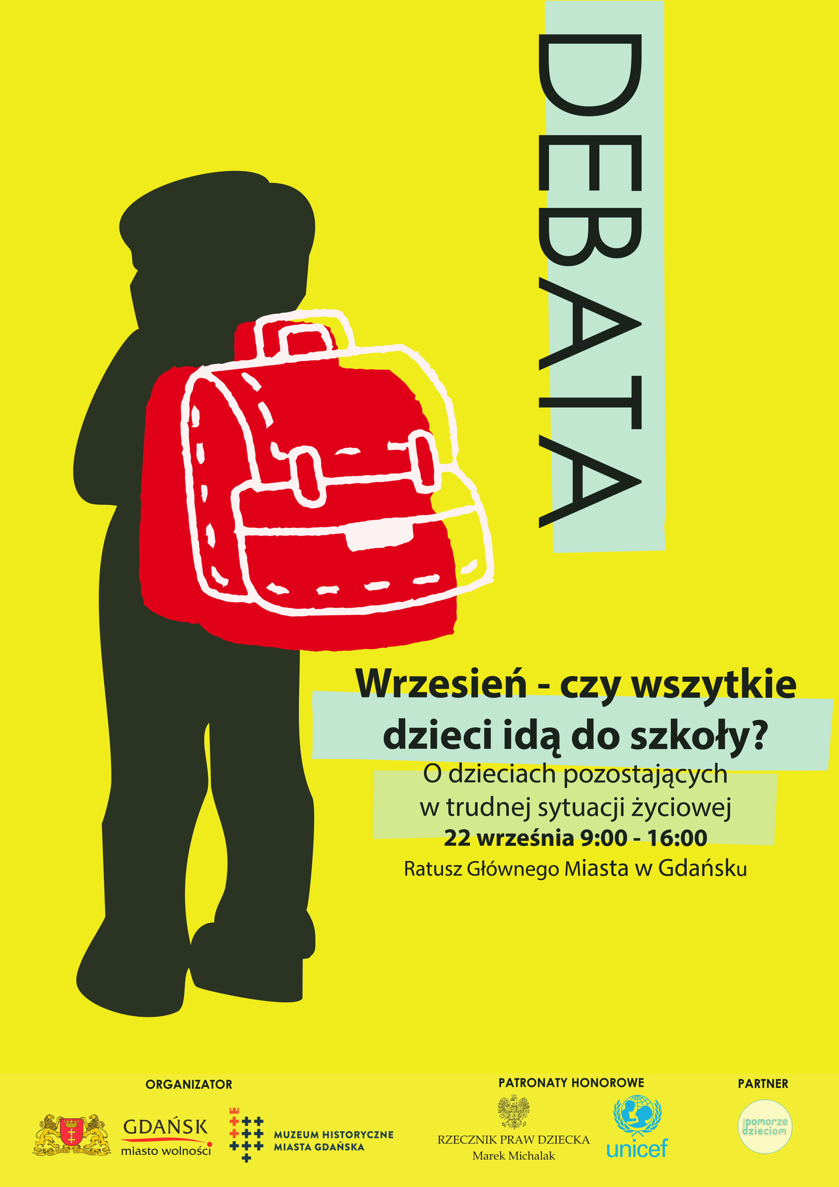 dzieci idą do szkoły
