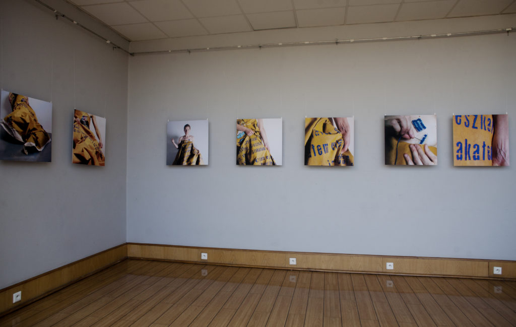 Iwona Zając „Cud ciężkiej pracy” fot. ekspozycji w Galerii Żak: Magda Małyjasiak 