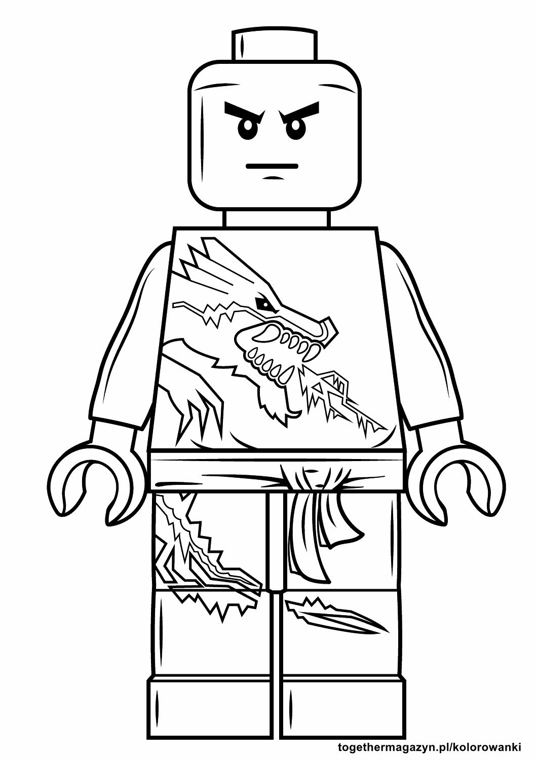 Lego Ninjago kolorowanki - pobierz lub wydrukuj - Together 