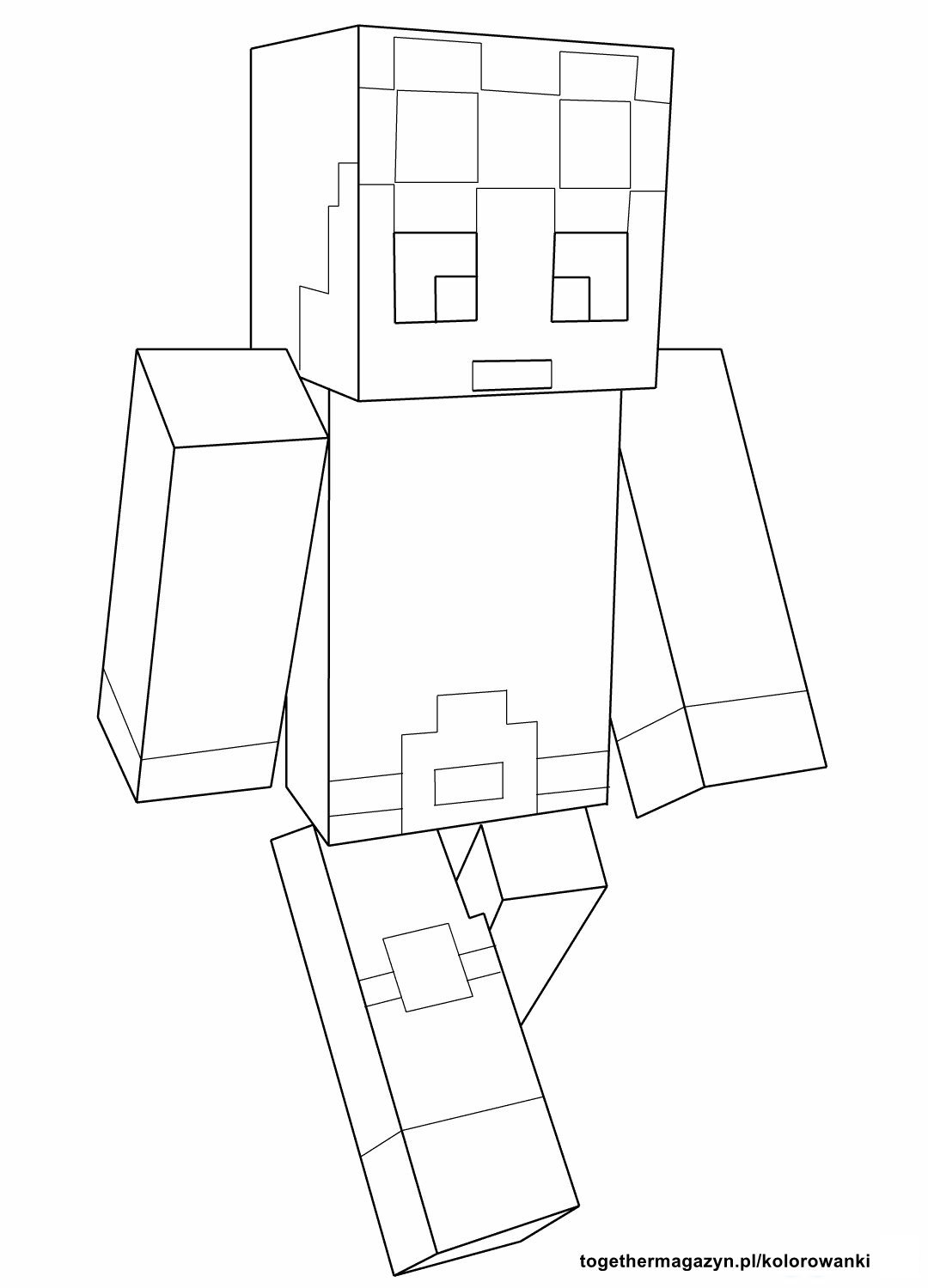 minecraft kolorowanki