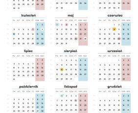 Kalendarz 2023 - pobierz i wydrukuj za darmo najlepszy pionowy kalendarz 2023