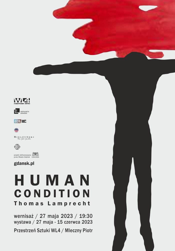 human condition - Lamprecht plakat wystawa