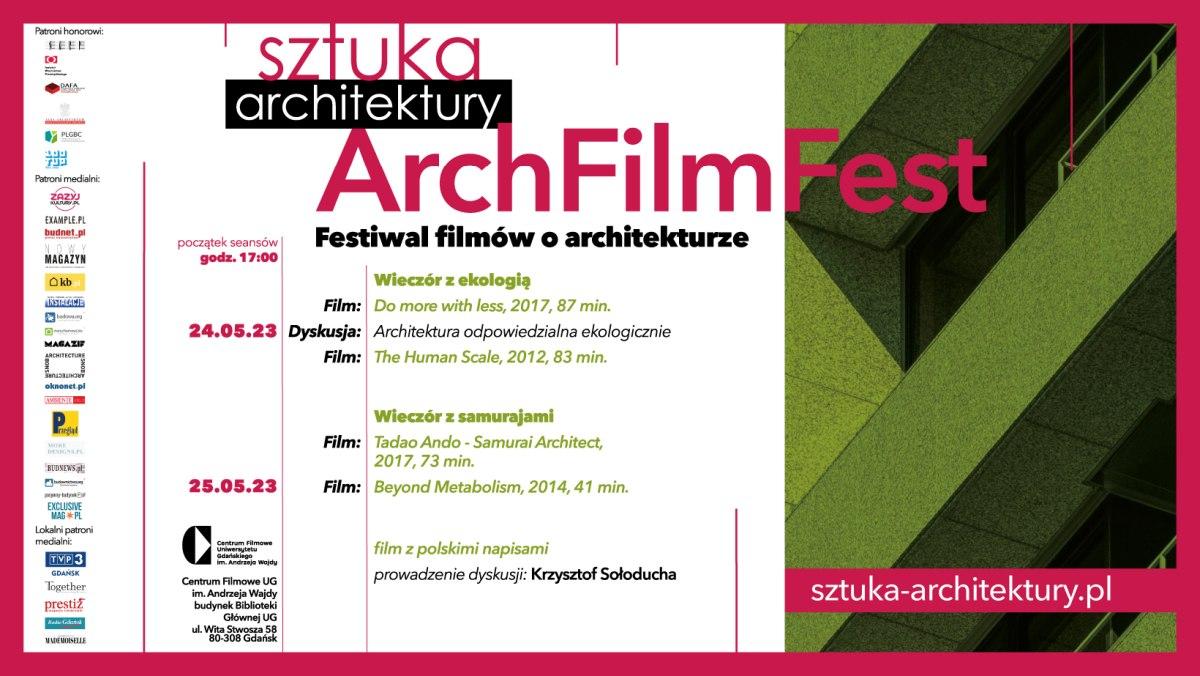Plakat Arch Film Festiwal Gdańsk