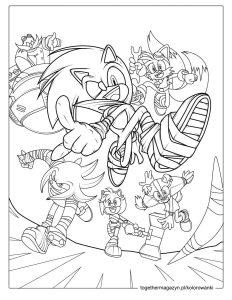 Kolorowanki Sonic - Sonic i przyjaciele