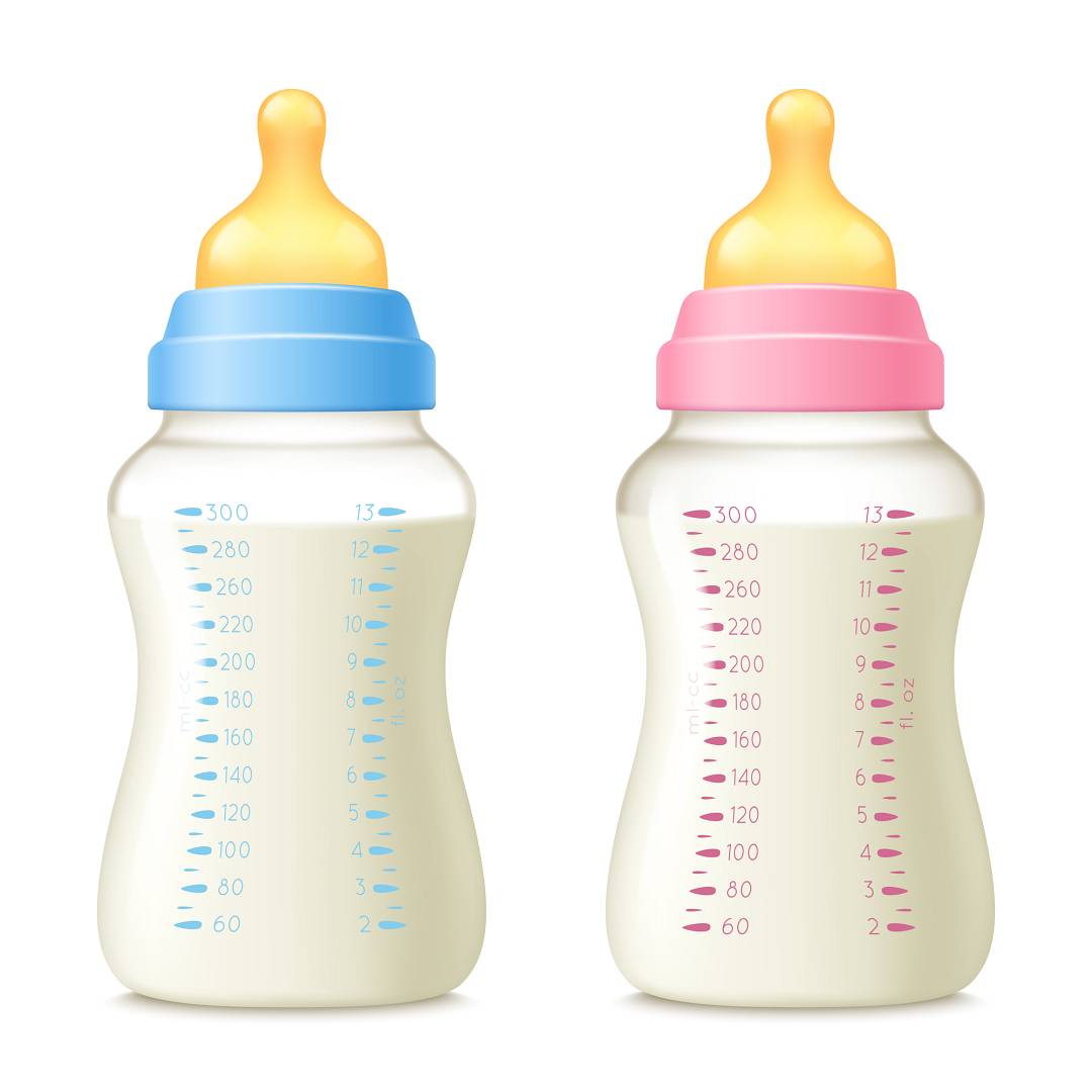 Baby Sucking Bottles Set