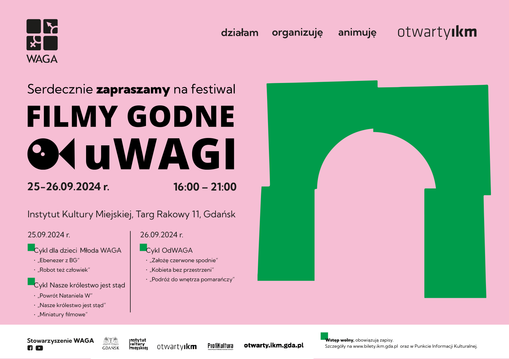 Festiwal „Filmy godne uWAGI” 