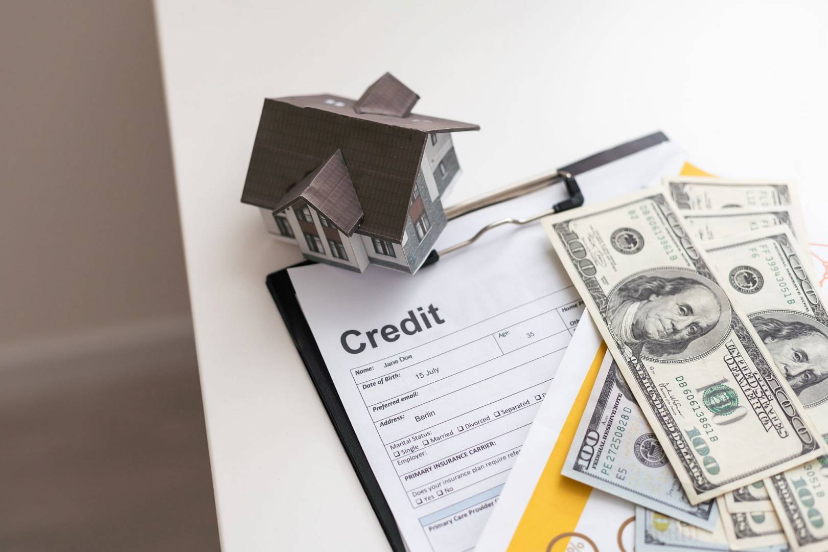 Contacting the buying or selling of real estate through a sales representative offering a contract to buy a house or apartment, condo and providing house keys for success