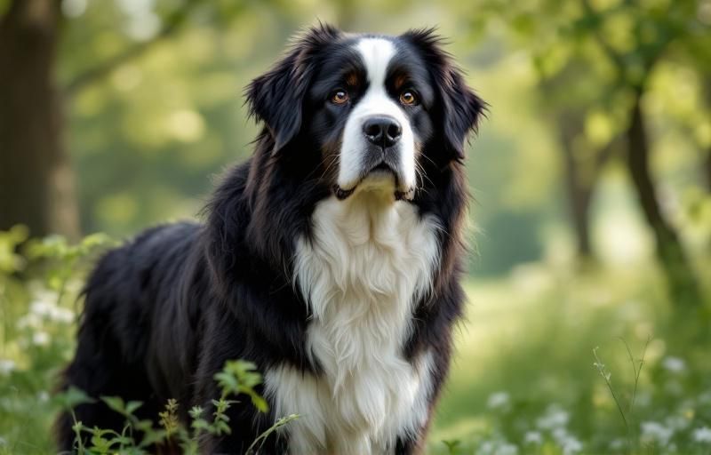 landseer opis rasy charakter i pielegnac