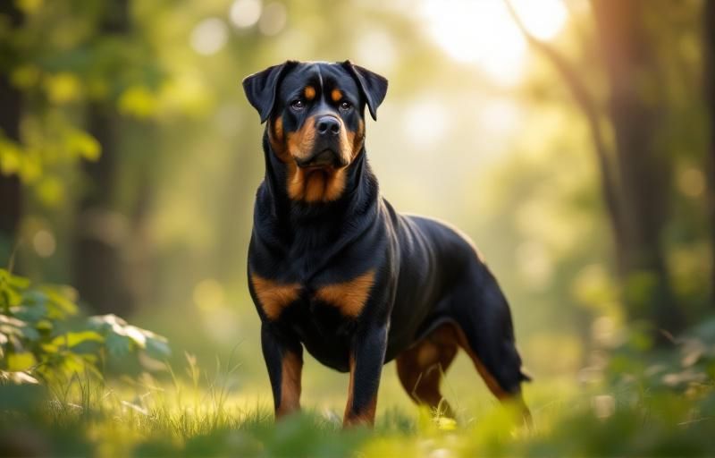 rottweiler opis rasy charakter i pielegn