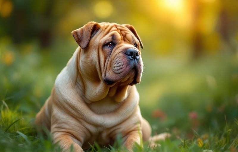 shar pei opis rasy charakter i pielegnac