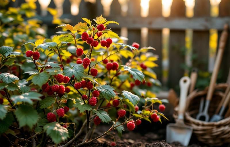kiedy przycinac maliny jesienne kompletn