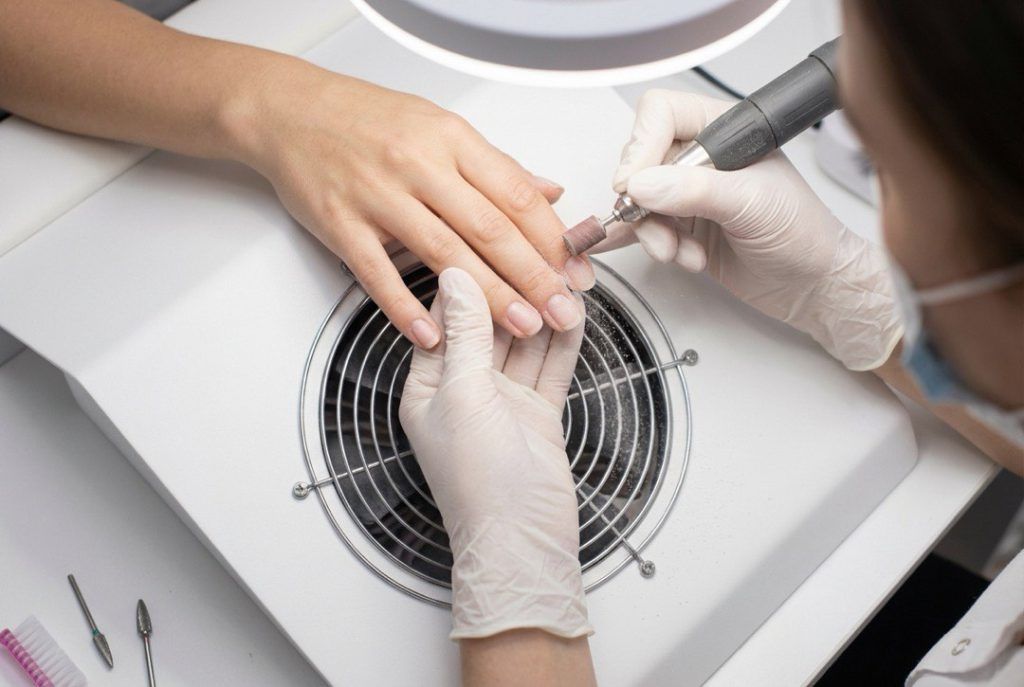 pochlaniacz pylu filtracja salon manicure