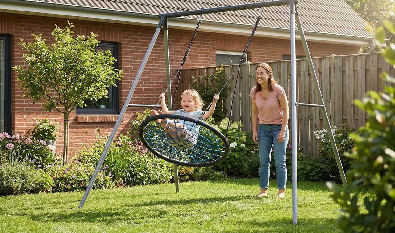 bocianie gniazdo huśtawka