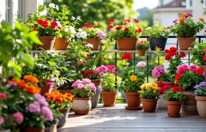 jakie kwiaty na balkon wybrac by cieszyc