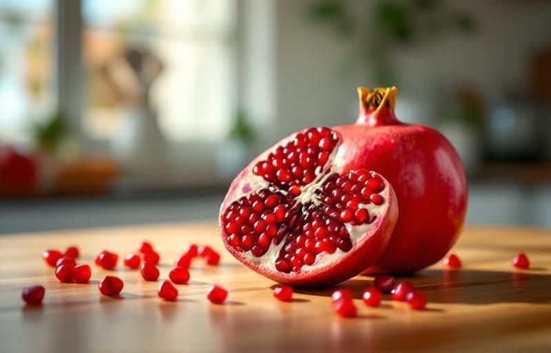owoc granatu w asciwosci