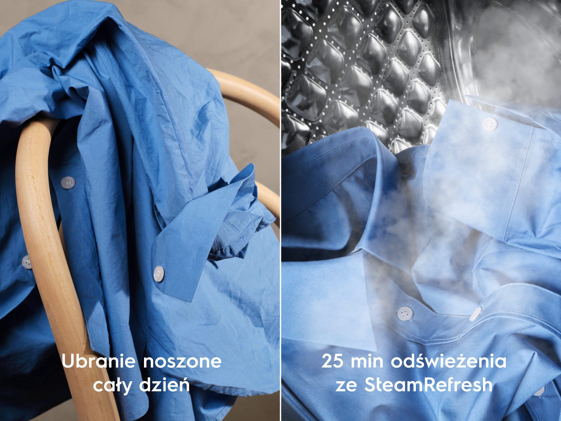Odśwież ubrania parą w 25 minut dzięki SteamRefresh